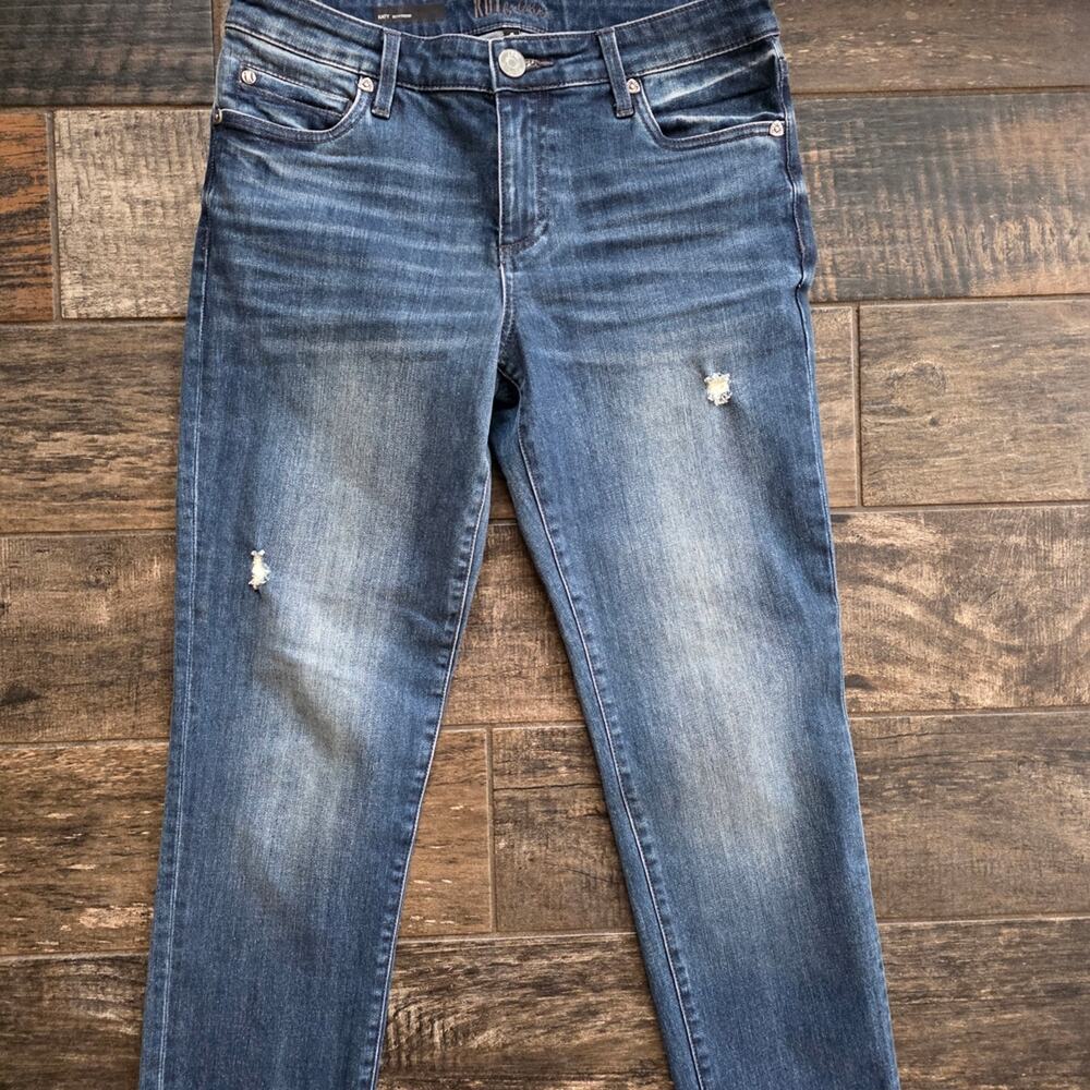 #590 Kut from the Kloth Distressed Denim Skinny Jeans Size 4